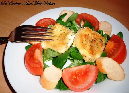 Chèvre chaud pané au thym