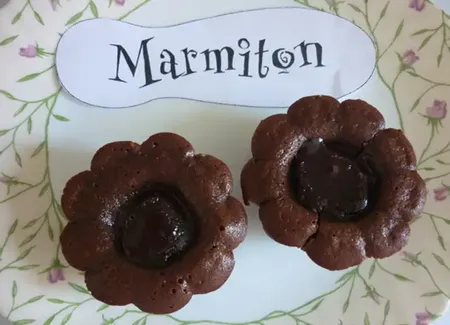 Fondant noir et blanc