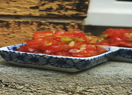 Salsa de tomates aux piments