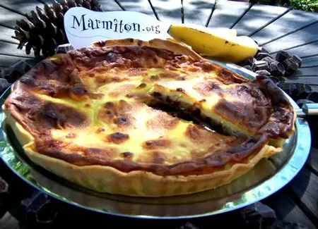 Irrésistible tarte banane et chocolat