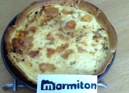 Tarte au poulet et au maroilles