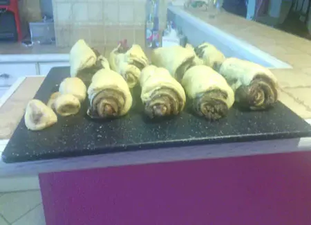 Feuilleté de nutella
