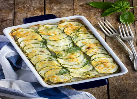 Gratin de courgettes à la provençale