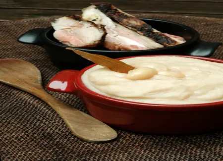 Purée de haricots blancs