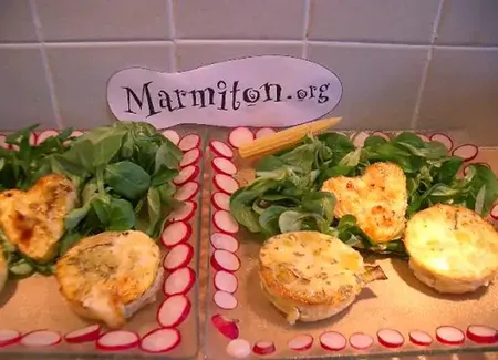 Bouchées aux poireaux et parmesan
