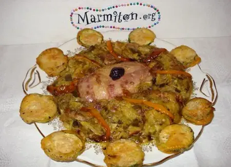 Gratin courgettes-poivrons