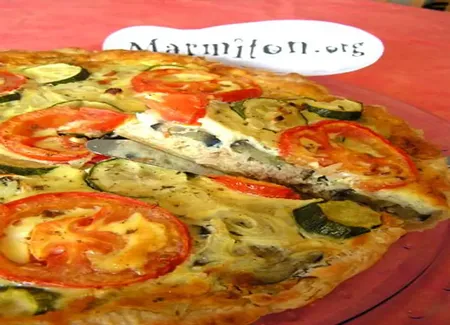 Quiche estivale au thon