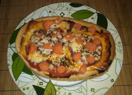 Bruschetta carotte vieux pané