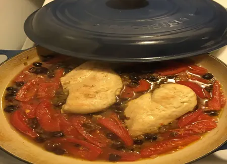 Poulet aux olives