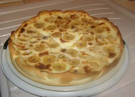 Tarte à la banane et à la cannelle