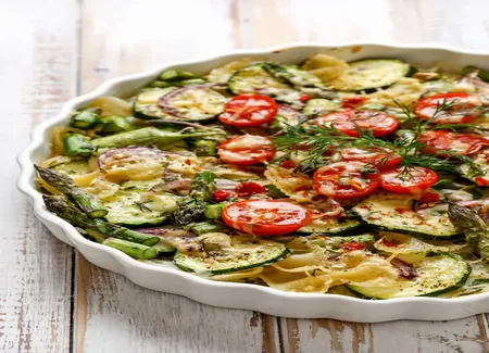 Tarte feuilletée aux courgettes