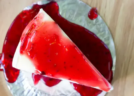 Tarte au fromage blanc et à la fraise