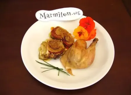 Tian de légumes au chèvre