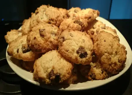 Cookies chocolat-noix de coco