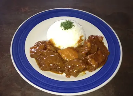Porc au caramel crémeux façon marie