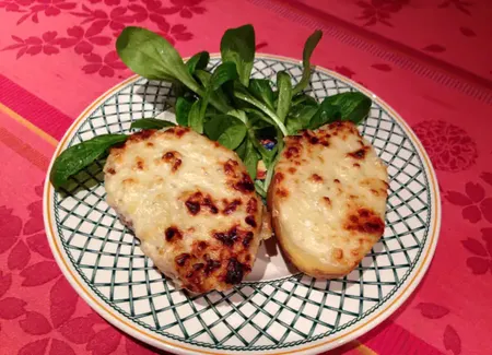 Tourte aux pommes de terre et au roquefort
