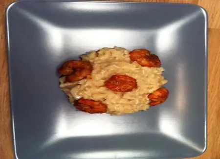 Risotto aux gambas diaboliques