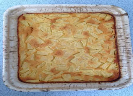 Clafoutis à l'ananas rapide et facile
