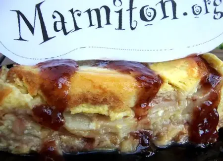 Petits gratins de poires briochés