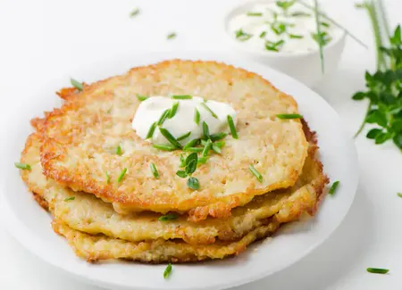 Crêpe parmentier / kartoffelpuffer