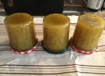 Confiture pomme kiwi