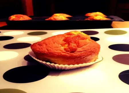Muffins aux poires et chocolat aromatisés à la vanille