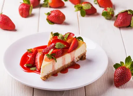 Bavarois au fromage blanc