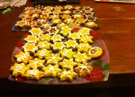 Sablés de noel aux amandes et noisettes