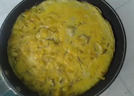 Omelette aux courgettes facile