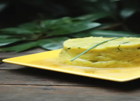 Crème de poireau aux herbes