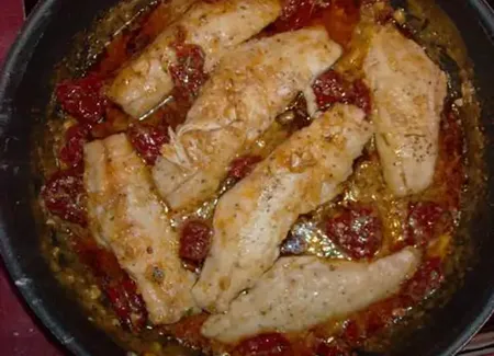 Filets de loup de mer au four