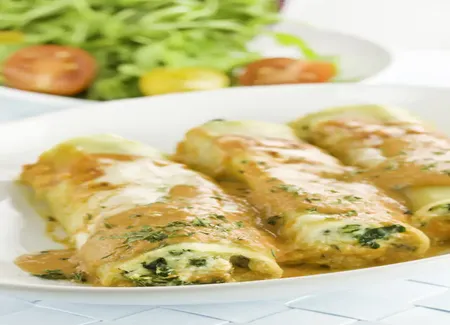 Cannelloni courgettes et chèvre