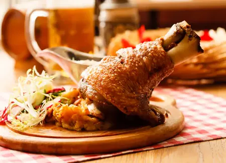 Jarret de porc à la bière