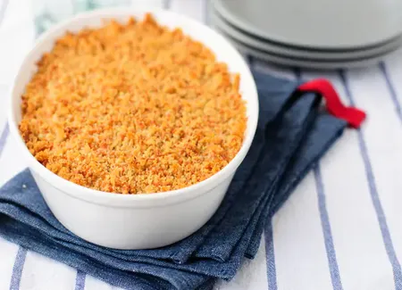 Crumble poires et pommes aux speculoos