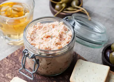 Rillettes de saumon allégées