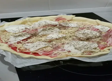 Tarte tomates mozzarella bacon