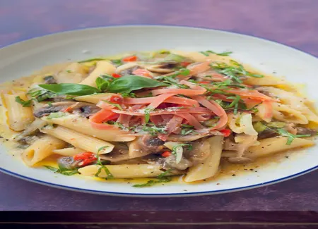 Pastasotto au jambon cru et aux légumes