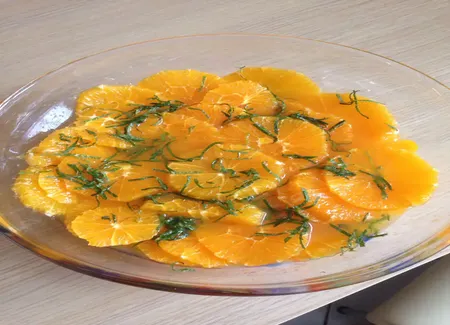 Oranges à la cannelle