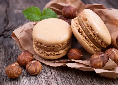 Macarons aux noisettes