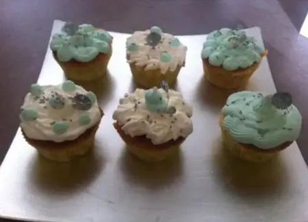 Cupcakes citrons vert / coco