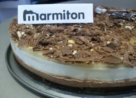 Bavarois croquant poire chocolat de sophie