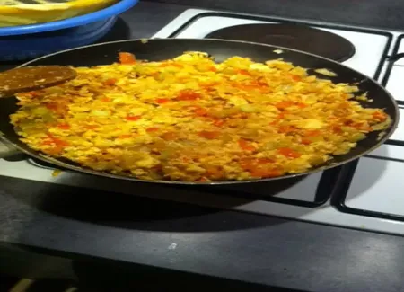 Omelette aux légumes légère et parfumée