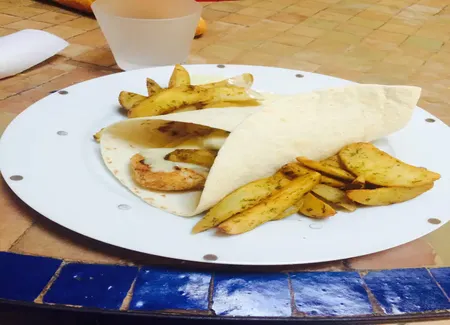 Wraps au poulet pané