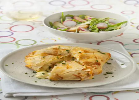 Galette de camembert aux pommes