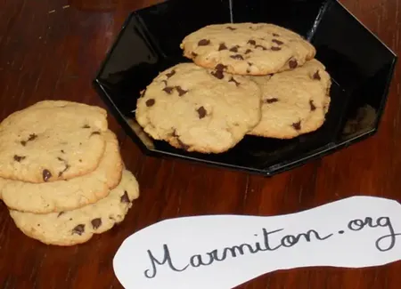 Cookies au beurre de cacahuètes et pépites de chocolat