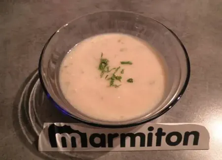 Potage velouté au pâtisson