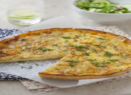 Tarte fondante aux 3 fromages
