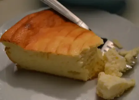 Gâteau au fromage blanc et à la vanille