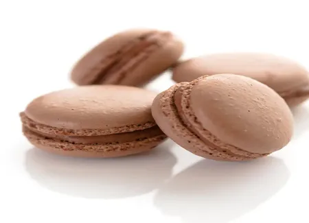 Macarons chocolat blanc – crème de marrons