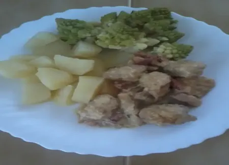 Saumonette à la moutarde